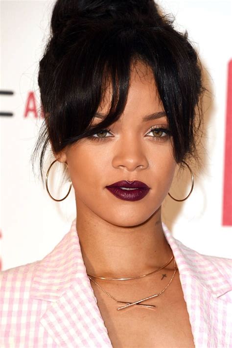 rihanna lipstick color dark berry.